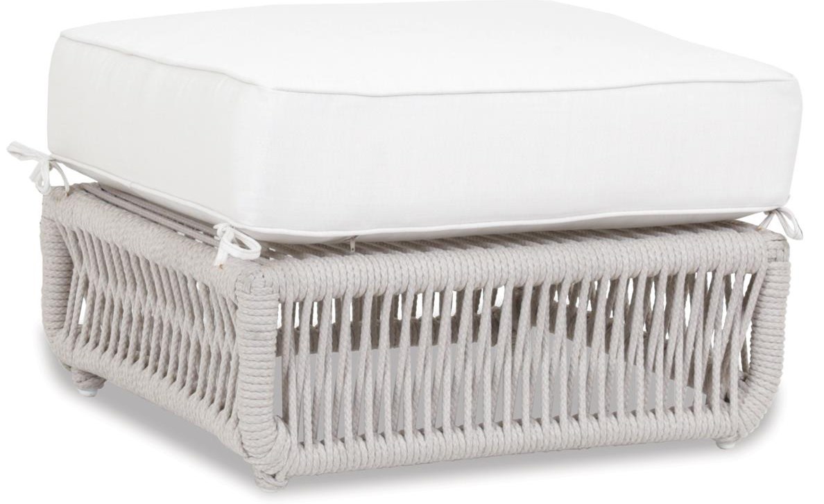 Outdoor online rope ottoman